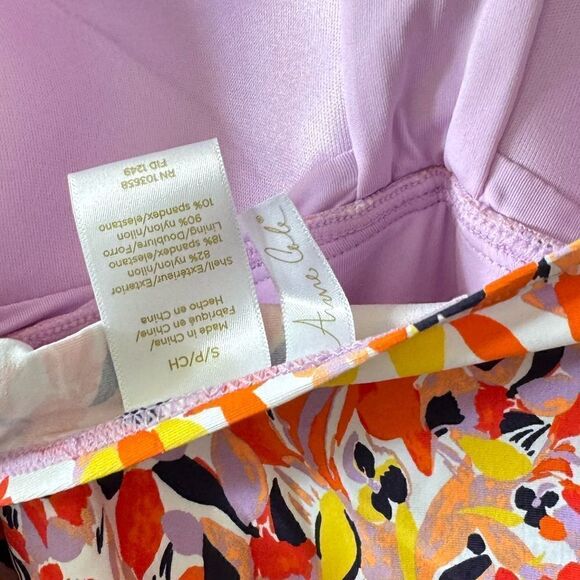 Anne Cole swimsuit  Women's Twist Front Bandeaukini Swim Top S - Picture 11 of 13